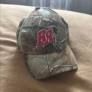 Realtree Camouflage Hat with Red Logo